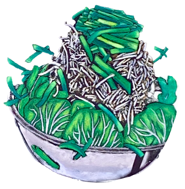 鍋具材のイラスト